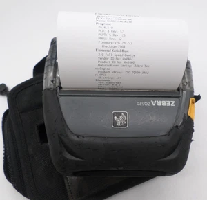 Zebra ZQ520 Bluetooth Mobile Label Printer w/ Case ZQ52-AUE0000-RA - Picture 1 of 13
