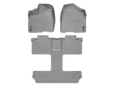 Forro de piso WeatherTech para Toyota Sienna 2011-2012 - Juego completo, gris Foto 1 de 4