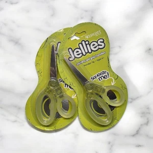 2er Pack Westcott Gelees Kinder Sicherheitsschere weich Gelgriff spitze Spitze Alter 5+ - Bild 1 von 2