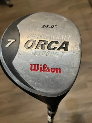 Wilson Killer Whale Titanium Orca Strong 7 Wood 24° Right-Handed~41.25" Graphite - Image 1 of 4