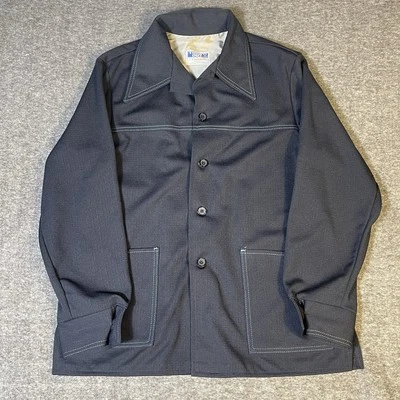 Traje Chaqueta Time Out By Farah Vintage Años 70 Ocio Para Hombre Azul Medio Foto 1 de 4