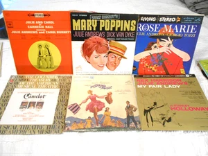 Julie Andrews My Fair Lady My Fair Lady Carrol Burnette at Carnegie Hall LPs Lot - Picture 1 of 2