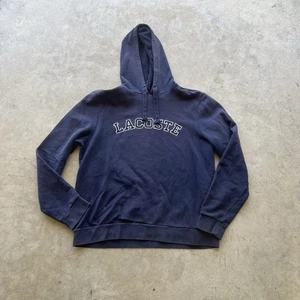 Navy Blue Lacoste mens Hoodie/sweatshirt Navy y2k Mens size XL - Picture 1 of 2