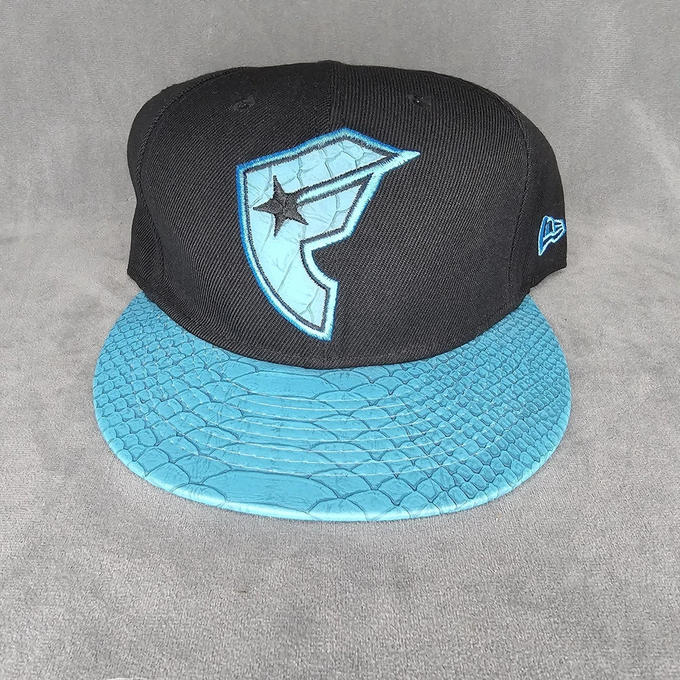 RARE Famous Stars And Straps Embossed Alligator Brim Hat Travis Barker Blink 182 - Image 1 of 4