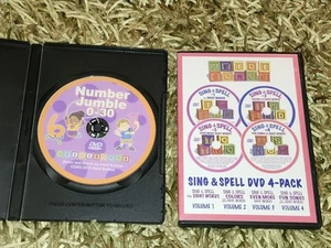 Heidi Songs Sing & Spell DVD 4 Pk Sight Words Language & Number Jumble 0-30 Disc - Picture 1 of 11