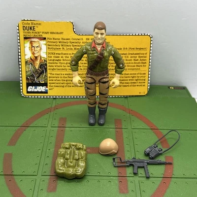 G.I. Joe Tiger Force Duke v2 Complete w/File Card 1988 ARAH Hasbro New O-Ring - Image 1 of 4