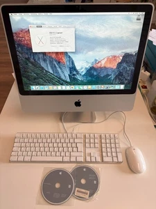 iMac 20 Zoll, Anfang 2008, Intel Core 2 Duo, 320GB, 4GB RAM, OS X El Capitan - Bild 1 von 7
