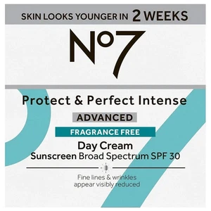 No7 Protect & Perfect Intense Advanced Fragrance Free Day Cream SPF 30 (1.6oz.) - Picture 1 of 1