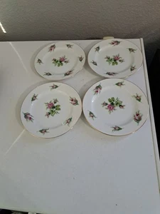 Japón China ROSA SILVESTRE Dos platos de pan y mantequilla 6 1/2" - Imagen 1 de 5