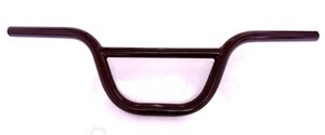 Steel Black BMX Freestyle Bike MXR Handlebars 22.2mm 620mm Black NEW Old Stock - Picture 1 of 8