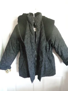 Girl's - Rothschild - Hooded - Black - Winter Jacket - Size M (10-12) - Picture 1 of 3