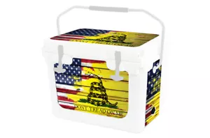 Vinyl Cooler Wrap fits RTIC 20qt 'New Model' | Decal Skin L+I Dont Tread CLR - Picture 1 of 8