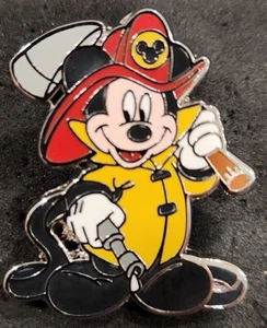 Disney Pin 00042 Mickey Mouse Fireman Firefighter Hose & Ax AP Artist Proof LE - Picture 1 of 5