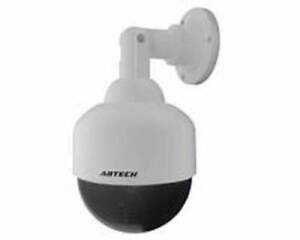 Dummy Speed Dome Security Camera Blinking LEDs Flashing Light CCTV Surveillance