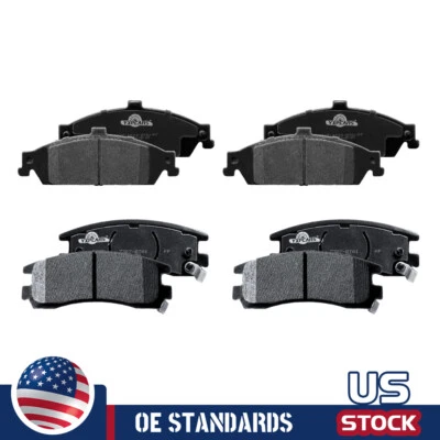 For Oldsmobile Alero Pontiac Grand Am 1999-2004 Front Rear Disc Brake Pads - Image 1 of 4
