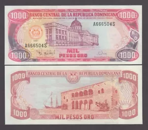 Dominican Republic P.158b 1000 PESOS ORO 1997 UNC WE COMBINE YYY 2407 - Picture 1 of 1