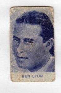 PRE-WAR BEN LYON ACTORS/SINGERS FIGURE (2)