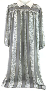 Vintage Robert Too! Blumen Landhaus Kleid Freizeit 18,5 38 W Kragen Kleid USA Made - Bild 1 von 10