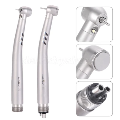 AZDENT Dental LED E-generator Fiber High Speed Handpiece Air Turbine 4/2Holes - Image 1 of 4