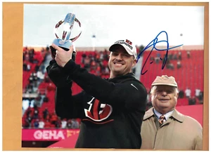 Zac Taylor AUTOGRAPHED 8x10 PHOTO SIGNED CINCINNATI BENGALS - Picture 1 of 1