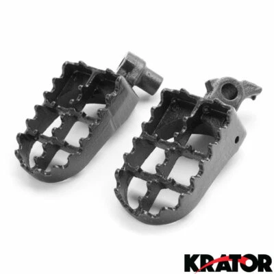 Motocross MX Steel Foot Pegs fit Yamaha Gas Gas WR250F WR400F YZ450F Enducross - Image 1 of 4