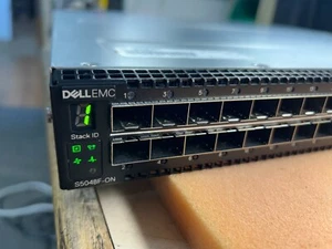 Dell S5048F-ON 48P 25GbE SFP28 6P 100GbE QSFP28 OS9 Rear to Front Airflow - Bild 1 von 8