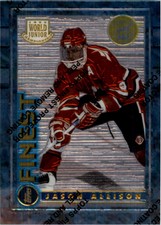 1994-95 (CAPITALS) Finest Super Team Winners #154 Jason Allison WJC