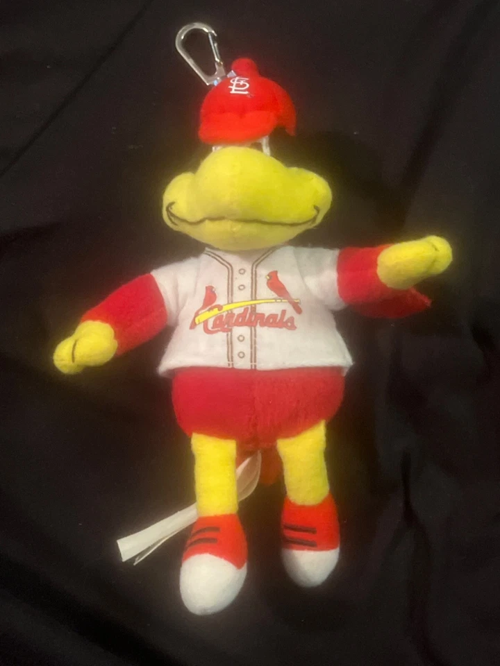 FREDBIRD PLUSH keychain backpack charm mascot St. Louis Cardinals Kid Animal Toy - Image 1 of 1