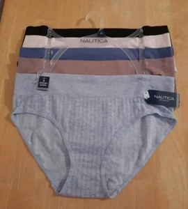 Nautica Intimates 5er Pack superweiche Hipster Höschen - XL - Neu mit Etikett! - Bild 1 von 2