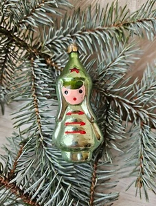 Vintage Holiday Ornaments Christmas Tree Decor Glass Soldier Malchish-Kibalchish - Picture 1 of 13