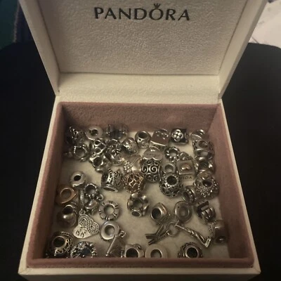 PANDORA, Genuine Charms and Bracelets, Cubic Zirconia - Image 1 of 4