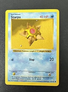 Pokémon TCG Staryu Base Set 65/102 Regular Shadowless Common - Bild 1 von 2