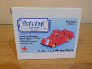 Camioneta pickup Sylvan Scale Models HO 1/87-V-007 1937 - NUEVA EN CAJA envío gratuito - Imagen 1 de 1