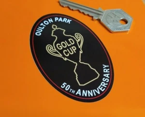 Oulton Park Race Track Gold Cup 50th Anniversary Car Sticker 2" Racing Circuit - Bild 1 von 1