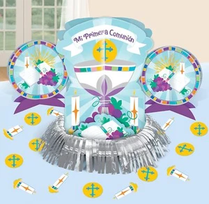 Kit Decoración Mesa Amscan Mi Primera Comunión Suministros Fiesta Comunión Española - Imagen 1 de 1