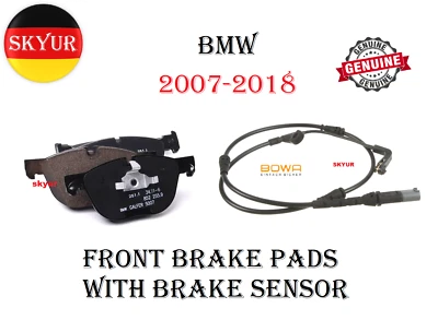 Juego de pastillas de freno delanteras con sensor de freno para BMW X5 X6 2007-2018 juego original Foto 1 de 4