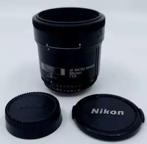 Nikon AF Micro Nikkor 55MM 1:2.8 Camera Lens - Picture 1 of 9