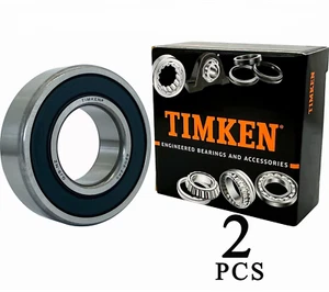Nuevo PACK DE 2 6205-2RS TIMKEN 25X52X15MM Rodamientos Doble Sello de Goma Envío Gratis - Imagen 1 de 3