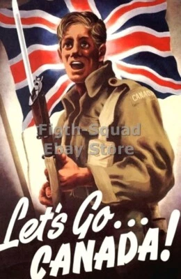 WW2 Picture Photo Canadian propaganda poster 5908 - Image 1 of 2