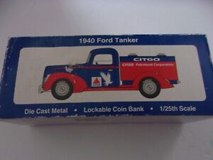 CITCO DIE CAST COLLECTOR BANK 1940 FORD TANKER