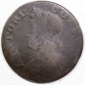 1786 Connecticut Colonial Copper Coin - Picture 1 of 2