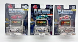 Vintage New Racing Champions 1/64 Diecast Lot (3) Platinum Plated Nascar - Picture 1 of 8
