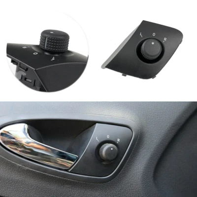 Nuevo interruptor de ajuste de espejo retrovisor lateral negro para VW Seat Ibiza 2008-2015 Foto 1 de 4