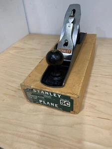 Jack de colección Stanley Bailey No.5 C parte inferior corrugada para carpintería avión y caja - Imagen 1 de 12