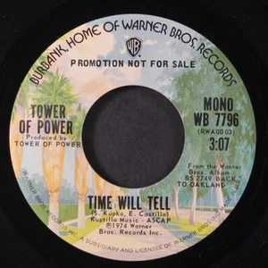 TOWER OF POWER: time will tell / mono WB 7" Single 45 RPM - Picture 1 of 2