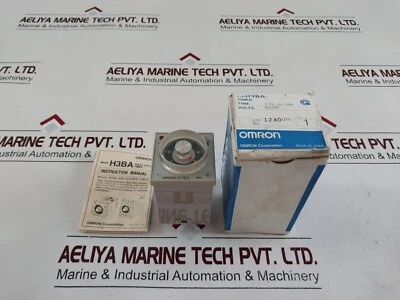OMRON H3BA Solid-state Timer 0-10 MIN 24VDC 5S TO 100H - Image 1 of 4