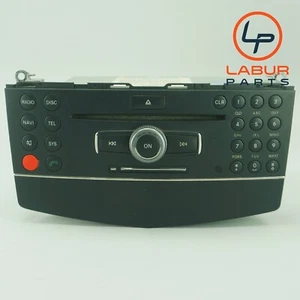 W204 08-11 Mercedes C Class AM/FM Radio CD Player Navigation Command Head Unit - Picture 1 of 9