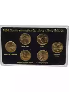 2009 Commemorative Quarters - Gold Edition, Plated, Not Solid - Picture 1 of 2
