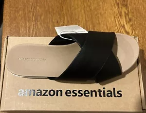 Amazon Essentials Damen Criss Cross Sandale Größe 9 neu in OVP schwarz - Bild 1 von 4