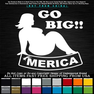 'Calcomanía de stripper sexy gruesa Merica Go grande grasa niña gruesa pesada sexy' - Imagen 1 de 12